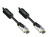 High-Speed-HDMI®-Kabel mit Ethernet, vergoldete Stecker mit Ferriten, High Quality, schwarz/silber,