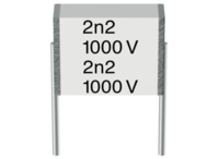 MKT-Folienkondensator, 1 nF, ±10 %, 630 V (DC), PET, 7.5 mm, B32560J8102K289