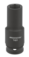 MATADOR Kraft-Steckschlüsseleinsatz, lang, 12,5(1/2): 11x78 mm