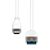 USB-C to USB A 3.0 cable 2M white USB kábelek