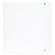 Festes Ringbuch PP 2,3mm, 4 Ringe 60mm in D-Form, Rückenbreite 90mm, für DIN A4 Maxi, Kreacover - Weiß