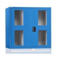 Add-on cupboard with hinged doors