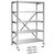 Boltless industrial and storage shelving unit