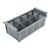 Kristallon Cutlery Basket in Grey with 8 Compartments Made of Plastic