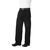 Chef Works Unisex Professional Series Chefs Trousers in Black - Polycotton - S