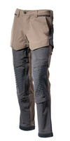 MASCOT Customized Broek kniezak - 22279-605 - donkerzand/steengrijs - 90C49