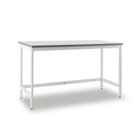 Heavy duty mailroom benches - Basic bench with open storage, H x D - 750 x 1800mm