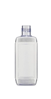 250 ml Square bottle PVC clear without screw cap