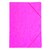 Gumis mappa A/4 prespán pink 345gr