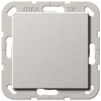 GIRA 283626 Wippschalter BS 20AX Aus 2-polig System 55 Farbe Alu