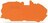 WAGO 2016-7692 Abschluss-und Zwischenplatte,1 mm dick,orange