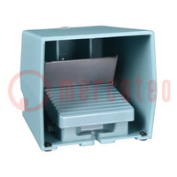 Switch: foot; Stabl.pos: 1; SPST-NO x2 + SPST-NC x2; 3A/240VAC