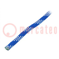 Rope; polypropylene; Ørope: 10mm; L: 25m; with a core; blue
