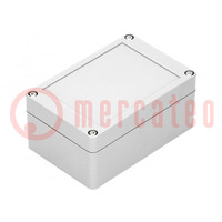 Enclosure: multipurpose; X: 80mm; Y: 120mm; Z: 55mm; ABS; dark grey