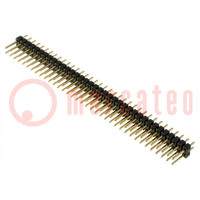 Lista con pioli; con pioli; maschio; PIN: 72; dritto; 2,54mm; THT