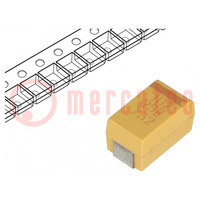 Kondensator: tantalowy; low ESR; 100uF; 25VDC; SMD; X; 2917; ±10%