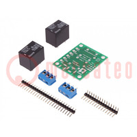 Module: relay; Ch: 2; 12VDC; max.250VAC; 10A; Uswitch: max.125VDC