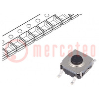 Microswitch TACT; SPST-NO; Pos: 2; 0.05A/32VDC; SMT; none; 2N; 3.5mm