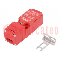 Safety switch: key operated; EK; NC x2; IP65; PBT; red; 250VAC/3A