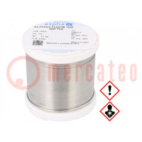 Soldering wire; Sn60Pb40; 1mm; 500g; lead-based; reel; 183÷190°C