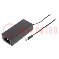 Power supply: switched-mode; 12VDC; 3.34A; Out: 5,5/2,1; 40W; POSC