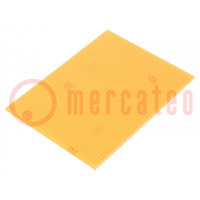 Board: universal; without copper; W: 100mm; L: 75mm; Thk: 1.6mm