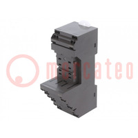 Relays accessories: socket; PIN: 8; for DIN rail mounting; H3YN-2