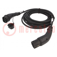 Cable: eMobility; 1x0,5mm2,3x6mm2; 250V; 7,4kW; IP44; 10m; 32A