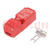 Safety switch: key operated; EK; NC x2; IP65; PBT; red; 250VAC/3A