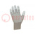 Protective gloves; ESD; M; copper,polyester; <100kΩ