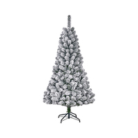 Árbol de Navidad con escarcha - 155x86 cm - 266 ramas