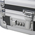 HMF 14403-02 Alu Pistolenkoffer, Kurzwaffenkoffer, Zahlenschloss, Universalkoffer, 42 x 12 x 26 cm