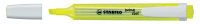 Textmarker STABILO® swing® cool. Kappenmodell, Farbe des Schaftes: in Schreibfarbe, Farbe: gelb