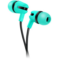CANYON SEP-4, Stereo earphone with microphone, 1.2m flat cable, Green, 22*12*12mm, 0.013kg
