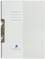 Skoroszyt hakowy Barbara, 1/2 A4, do 150 kartek, 250g/m2, biały