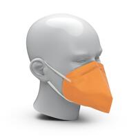 Artikelbild Masque respiratoire "Multi" FFP2 NR, kit de 10, noir, orange