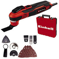 EINHELL OUTIL MULTIFONCTIONS TE-MG 350 EQ (350 W, VITESSE D?OSCILLATION VARIABLE DE 22 000 À 40 000 OSCILLATIONS/MIN, LAMPE LED,