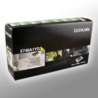 Lexmark Toner X746A1YG yellow
