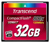 Transcend TS32GCF800 mémoire flash 32 Go CompactFlash MLC