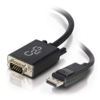 C2G 84333 video kabel adapter 1 m DisplayPort VGA (D-Sub) Zwart