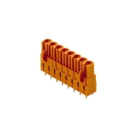 Weidmüller 1630770000 conector PCB Naranja