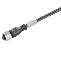 Weidmüller SAIV-M12BG-2/4-2.0U kabel sygnałowy 2 m Czarny