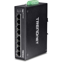 Trendnet TI-PG80 network switch Unmanaged L2 Gigabit Ethernet (10/100/1000) Power over Ethernet (PoE) Black