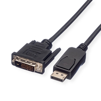VALUE DisplayPort Kabel DP Male - DVI (24+1) Male, LSOH 3,0m