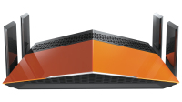 D-Link AC1900 EXO WLAN-Router Gigabit Ethernet Dual-Band (2,4 GHz/5 GHz) Schwarz, Orange