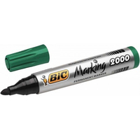 BIC Marking 2000 marker permanentny Zielony Końcówka pociskowa 12 szt.