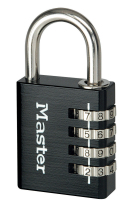 MASTER LOCK 40mm set-your-own combination padlock; black