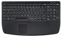 Active Key AK-7410-G Tastatur USB QWERTZ Deutsch Schwarz