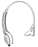 Zebra KT-HS3X-OHEAD1-01 fülhallgató/headset kiegészítő Fejpánt
