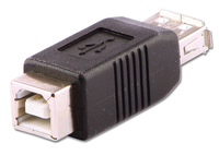 Lindy 71228 Kabeladapter USB A USB B Schwarz